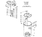 Kenmore 625342600 salt storage tank and brine metering valve diagram