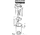 Kenmore 625342640 salt storage tank and salt saver brine valve diagram