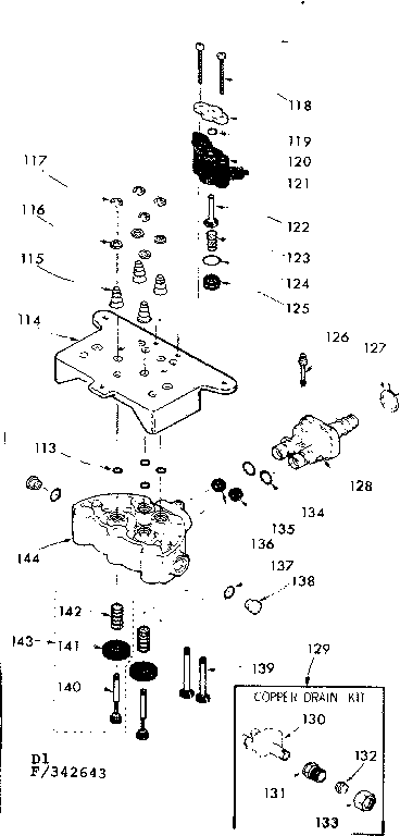 VALVE CAP SAFETY VALVE AND FLOW WASHER HOUSING