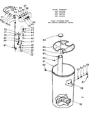 Salt storage tank and brine metering valve