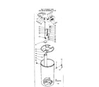 Kenmore 625342701 salt storage tank and brine metering valve diagram