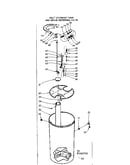 Salt storage tank and brine metering valve