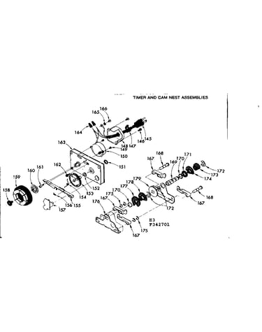 Timer and cam nest assemblies