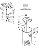 Salt storage tank & brine metering valve