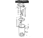Kenmore 625342840 salt storage tank and salt saver brine valve diagram