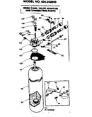 Resin tank, valve adaptor and connecting parts