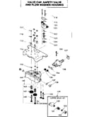 Valve cap safety valve & flow washer housing