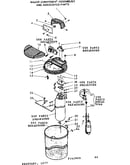 Major component assemblies and associated parts