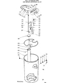 Salt storage tank and brine metering valve