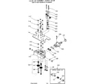 Kenmore 625342900 valve cap assembly, safety valve and flow washer housing diagram