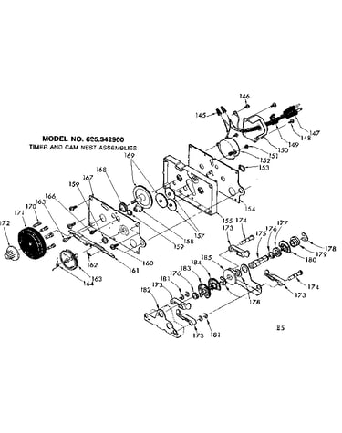 Timer and cam nest assemblies