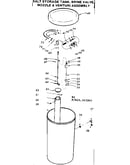Salt storage tank brine valve nozzle & venturi