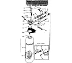 Kenmore 625343080 resin tank, valve adaptor and connecting parts diagram
