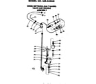 Kenmore 625343240 brine metering valve and nozzle assembly diagram