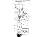 Kenmore 625343241 resin tank valve adapter & conn parts diagram