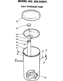 Salt storage tank