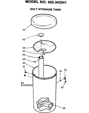 Salt storage tank
