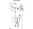 Kenmore 625343501 brine metering assembly and nozzle assembly diagram