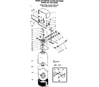 Kenmore 625343502 resin tank, valve adaptor and associated parts diagram