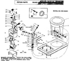 Kenmore 625345841 unit parts diagram