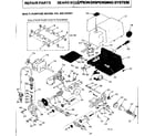 Kenmore 625345901 replacement parts diagram