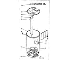 Kenmore 62534713 salt storage tank & associated parts diagram