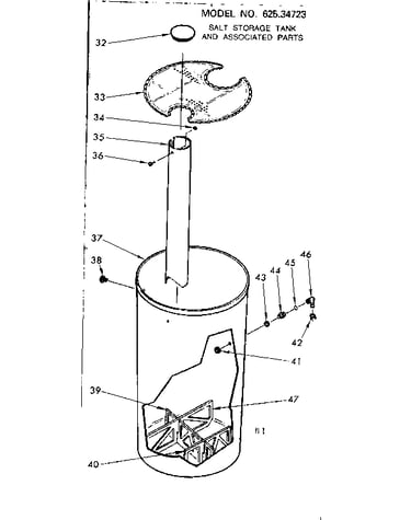 Salt storage tank