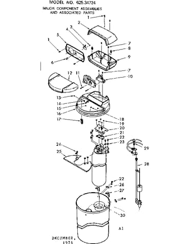 Major component assem. & assoc. parts