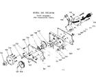 Kenmore 62534724 timer assembly & assoc. parts diagram