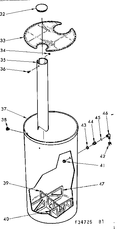 Salt storage tank