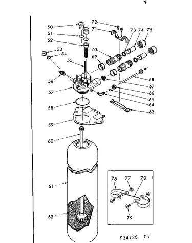 Resin tank and valve adaptor