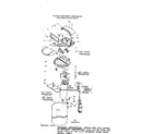 Kenmore 625347301 major component assemblies and associated parts diagram