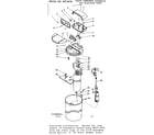 Kenmore 62534735 major component assemblies & assoc. parts diagram