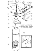Resin tank valve adaptor & associated parts