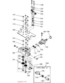 Valve cap asm., safety valve & flow washer housing