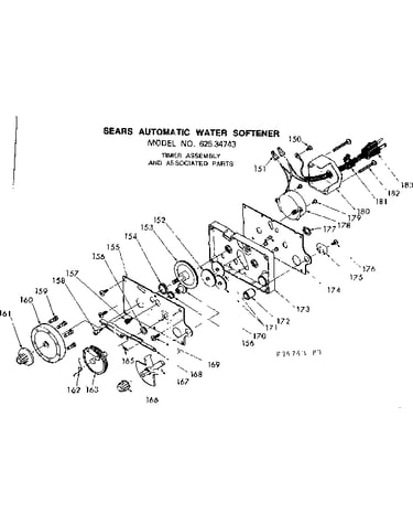 Timer assembly and associated parts