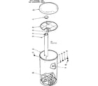 Kenmore 62534750 salt storage tank & associated parts diagram