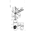 Kenmore 625348100 resin tank, valve adaptor & connecting parts diagram