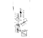Kenmore 625348100 valve cap, safety valve & flow washer housing diagram