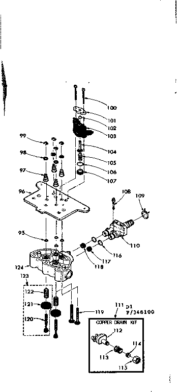 Valve cap, safety valve & flow washer housing