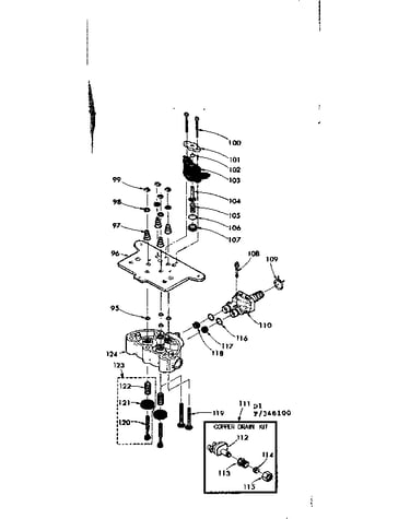 Valve cap, safety valve & flow washer housing