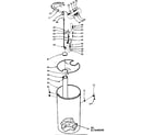 Kenmore 625348200 salt storage tank & salt saver brine valve diagram