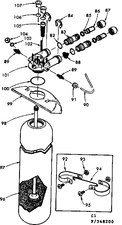 RESIN TANK VALVE ADAPTOR & CONNECTING PARTS