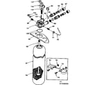 Kenmore 625348300 resin tank valve adaptor & connecting parts diagram