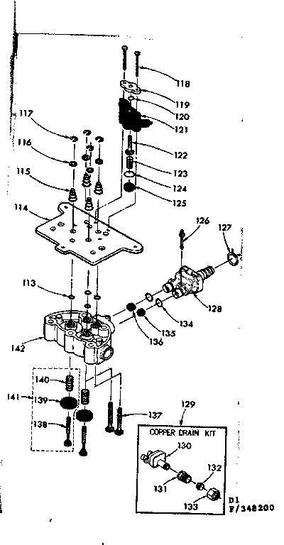 VALVE CAP SAFETY VALVE & FLOW WASHER HOUSING