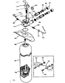 Resin tank valve adaptor and connecting parts