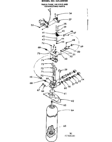 Resin rank valving & connecting parts