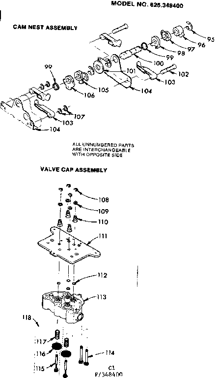 VALVE CAP ASSEMBLY