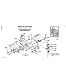 Motor/bracket and pressure switch