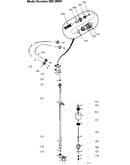 Brine metering assembly and nozzle assembly